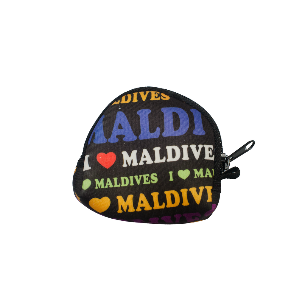 I LOVE MALDIVES COINS BAG