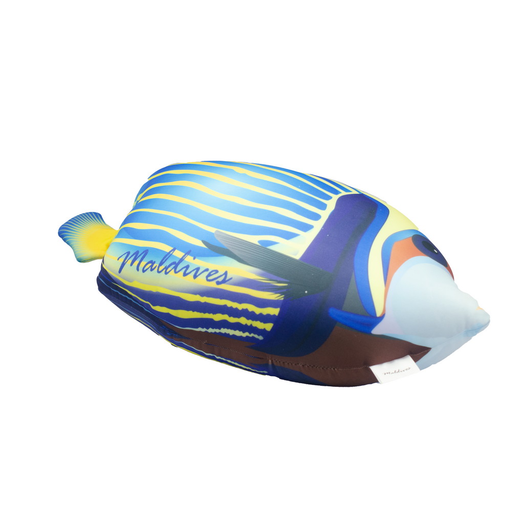 OVAL BUTTERFLY FISH CUSHION