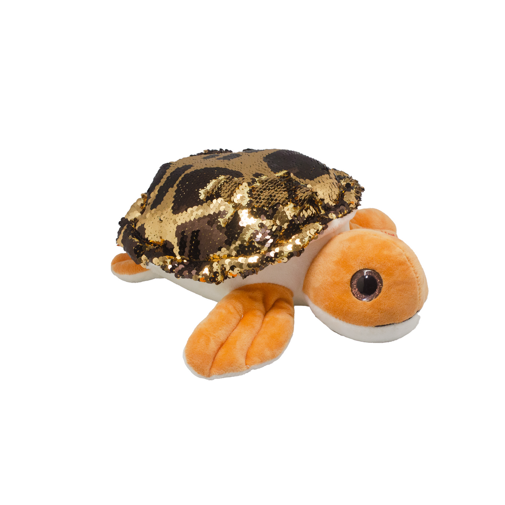 SEQUINS CHANGING COLOR TURTLE SOFT TOYS