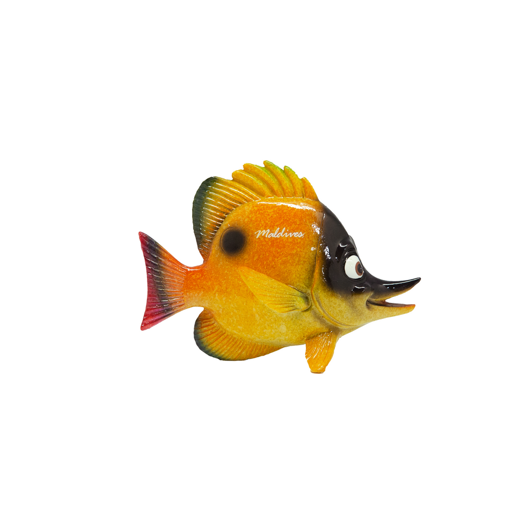 BUTTERFLY STANDING FISH POLY CARTOON