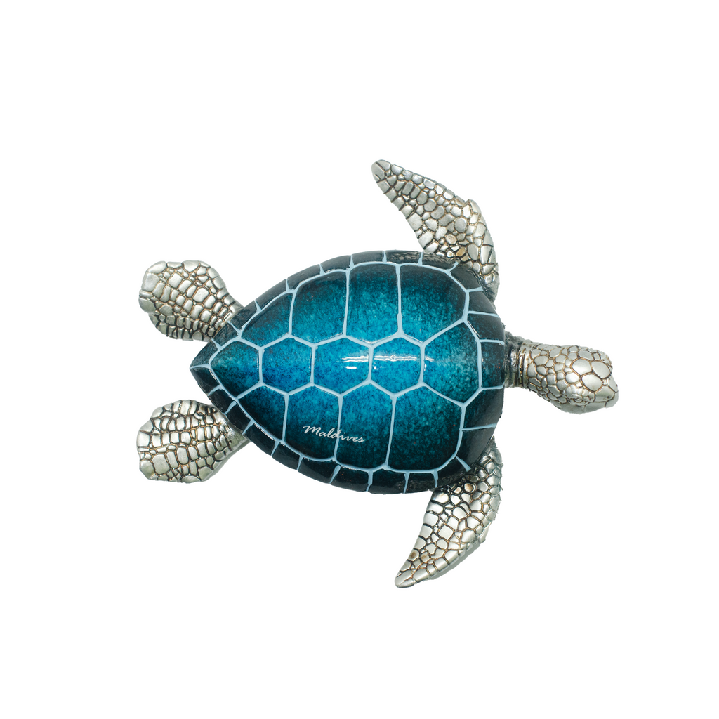 POLY TURTLE IN SILVER COLOR
