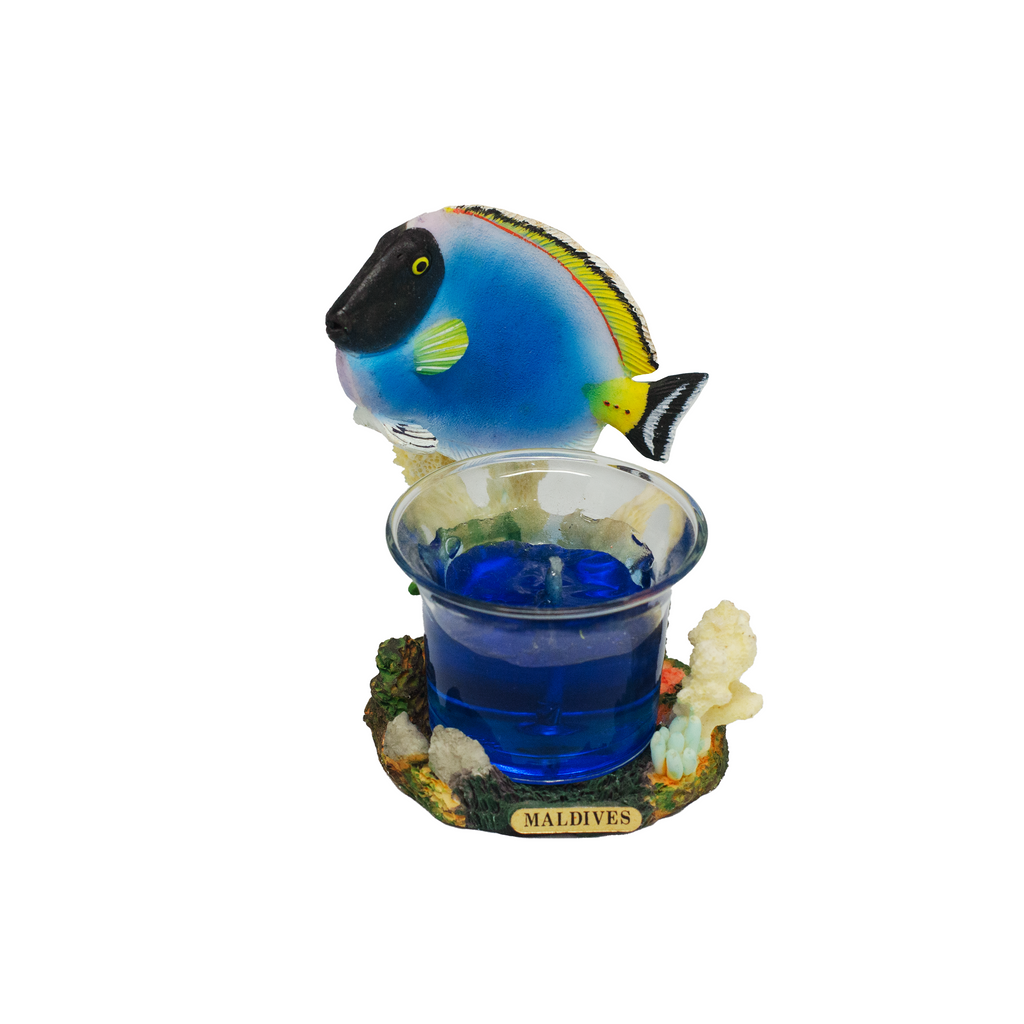 POLYRESIN FISH CANDLE