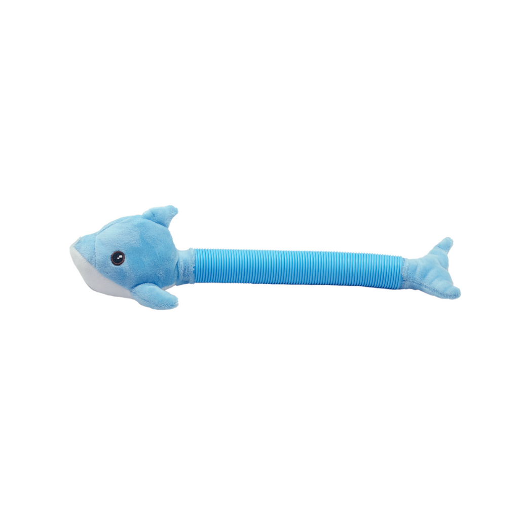 DOLPHIN SOFT TOY WITH PULL TAIL