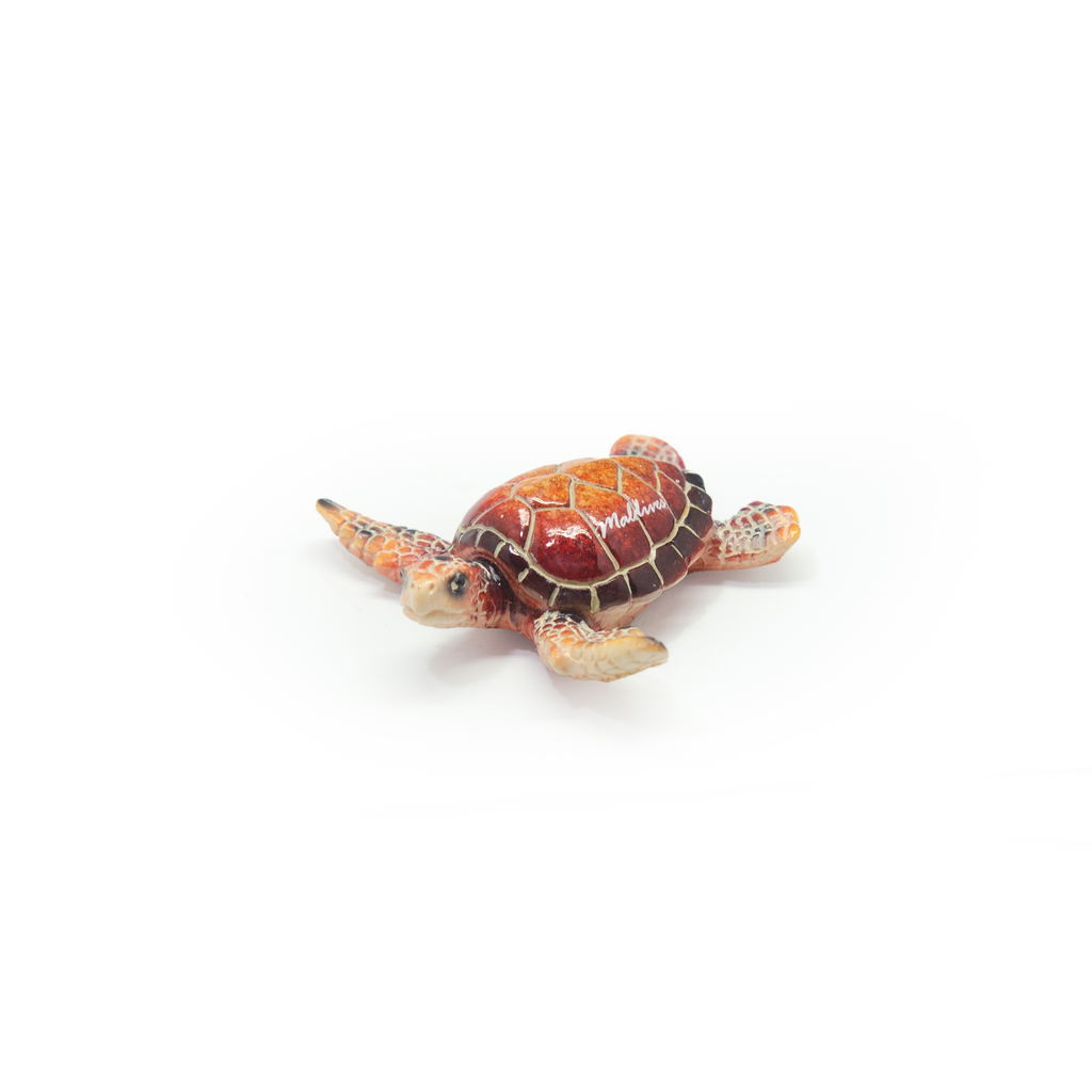 RED FLY TURTLE POLY MAGNET